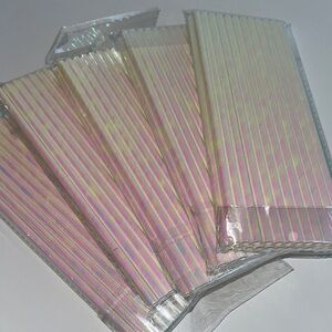 Unicorn Chrome Paper Straws